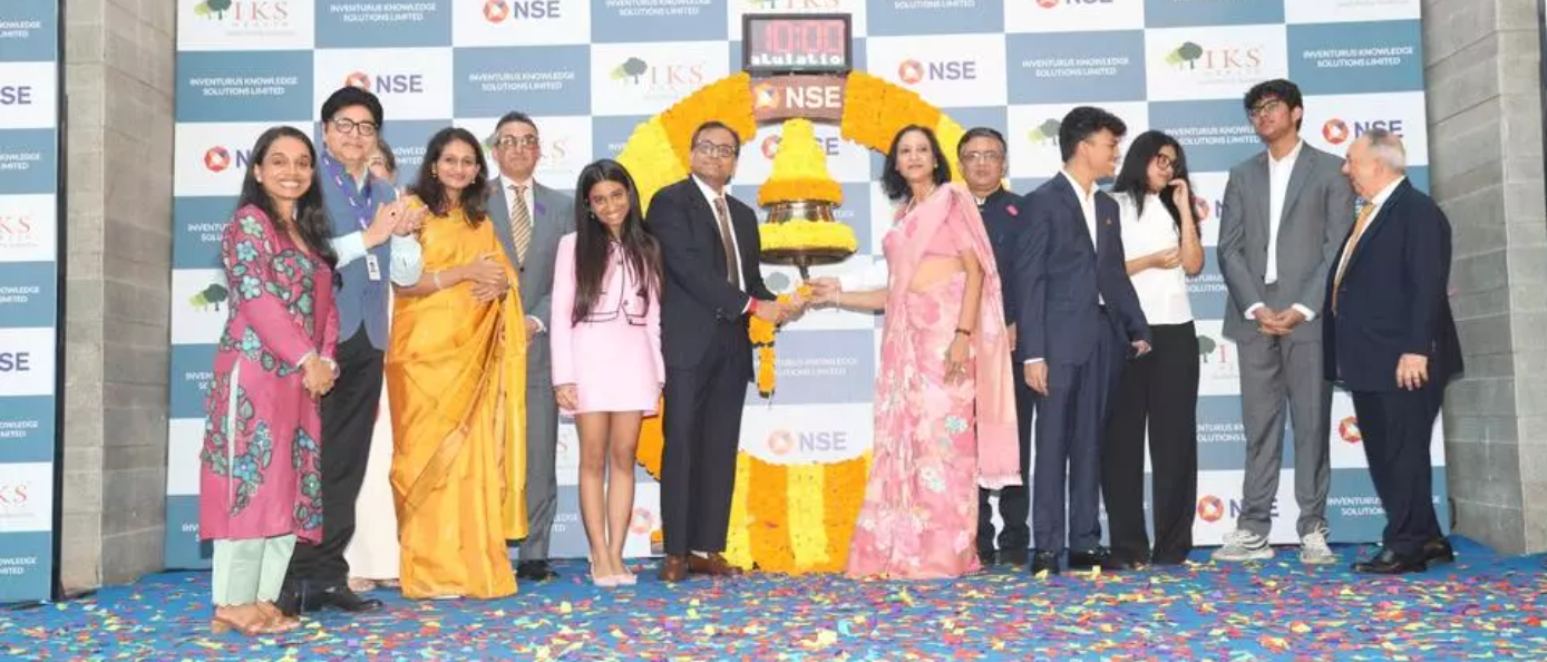 Inventurus Knowledge Solutions IPO: Rekha Jhunjhunwala-Backed Firm Soars Above ₹2,000 on NSE After Strong Market Debut