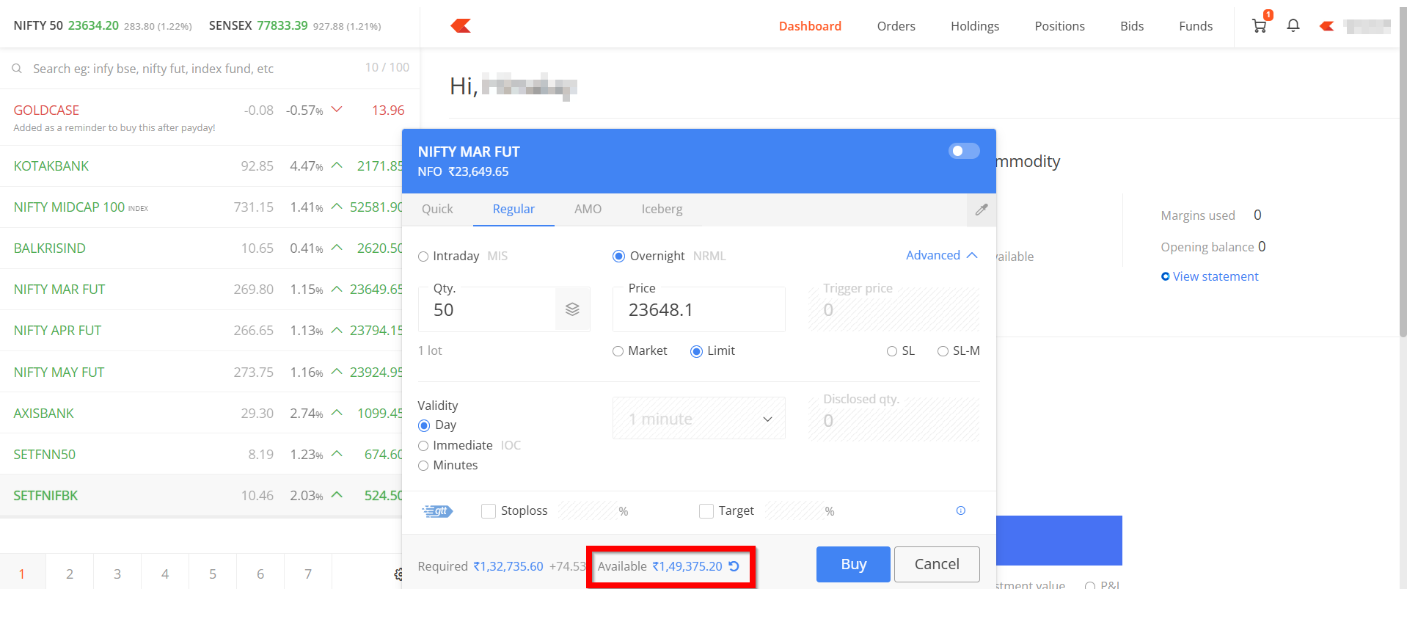 Zerodha Launches 6 New Kite Order Window Features