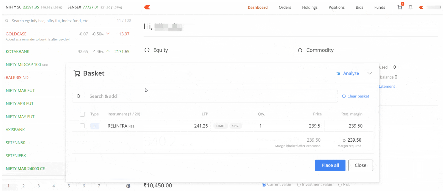 Zerodha Launches 6 New Kite Order Window Features