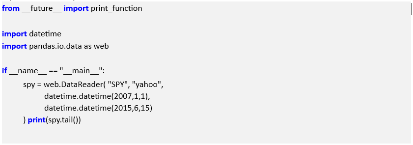 Processing Financial Data