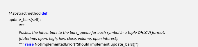 Event-Driven Trading Engine Implementation With Python