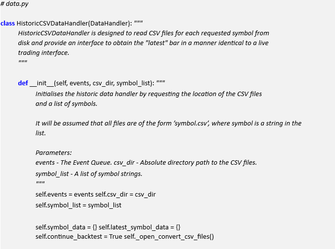 Event-Driven Trading Engine Implementation With Python