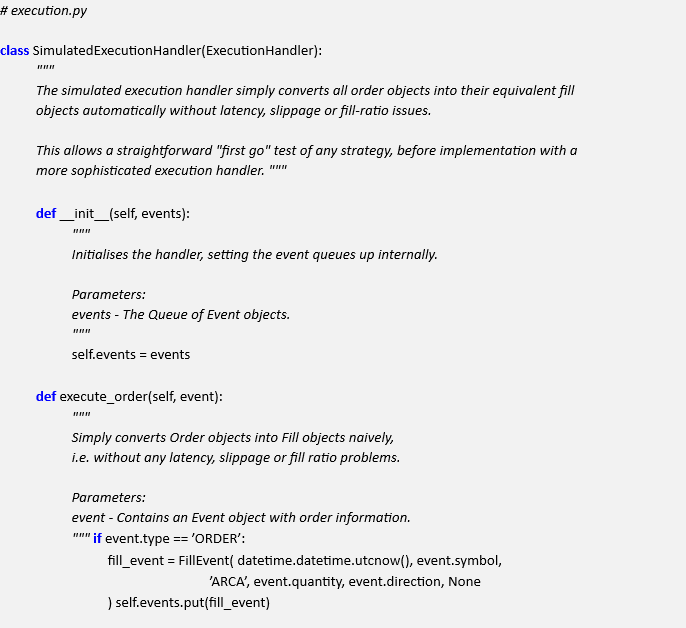 Event-Driven Trading Engine Implementation With Python