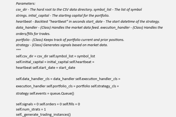 Event-Driven Trading Engine Implementation With Python