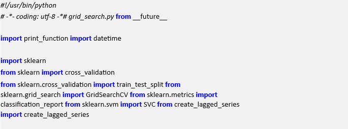 Algo Trading Strategy Optimisation